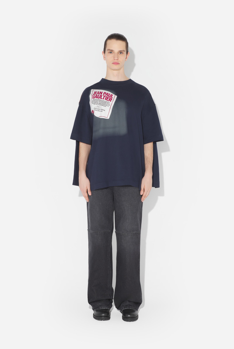 THE BLUE GAULTIER LABEL DOUBLE T-SHIRT 2
