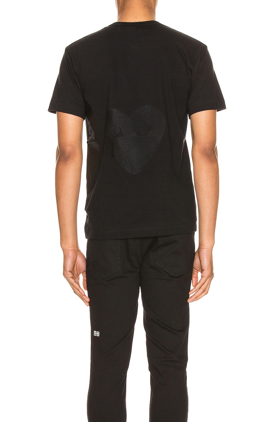 Flipped Heart Cotton Tee - 3
