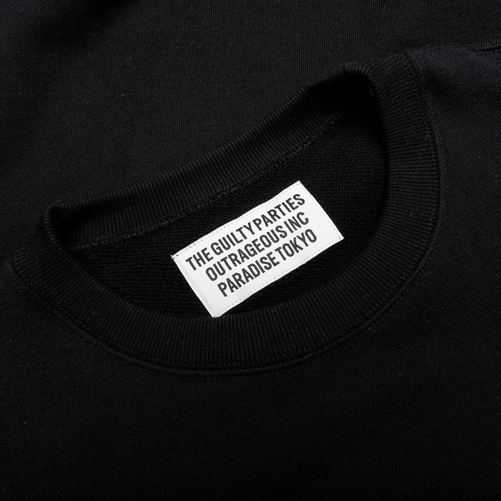 MIDDLE WEIGHT CREWNECK SWEATSHIRT TYPE 2 - BLACK - 5