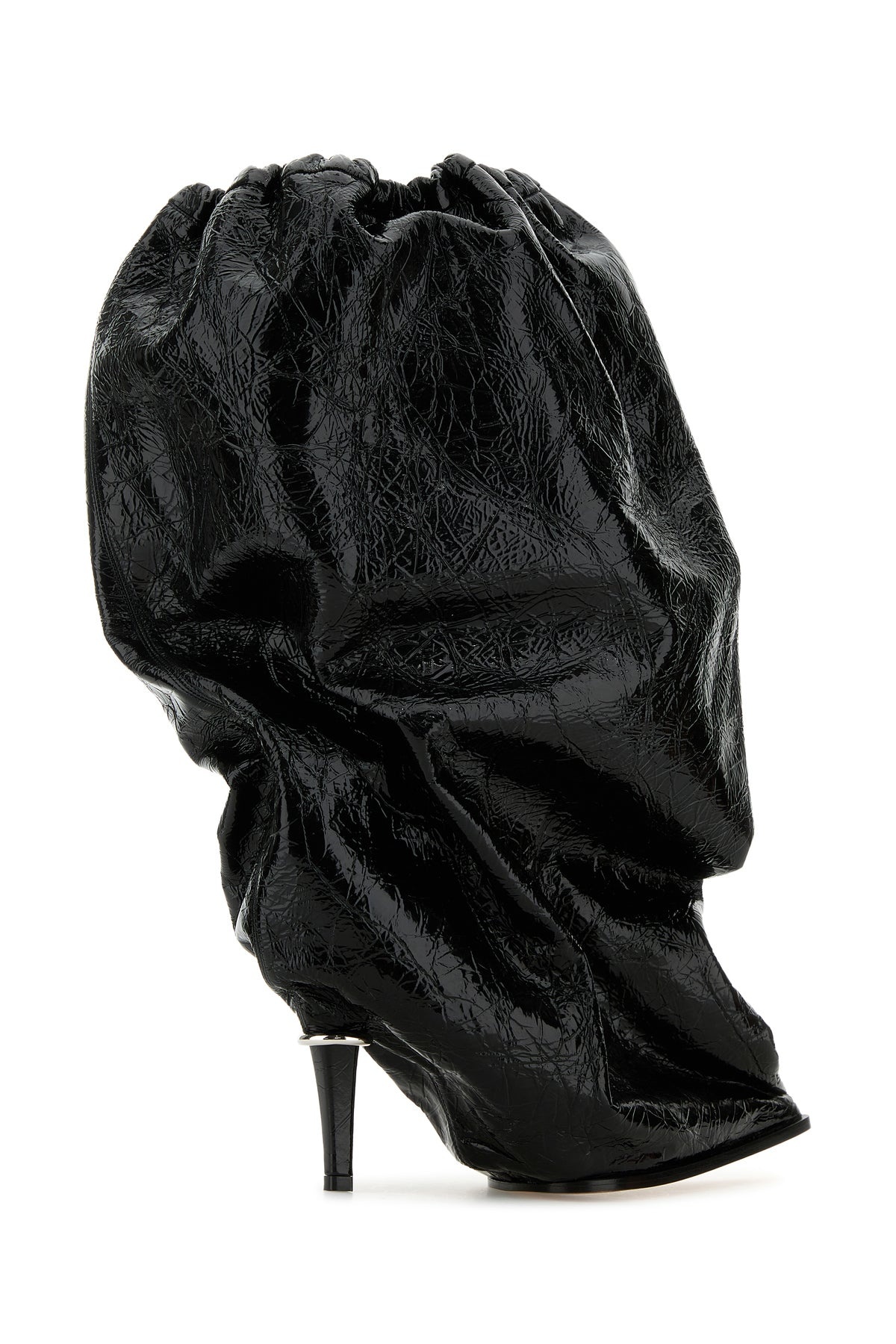 Black leather ankle boots - 3