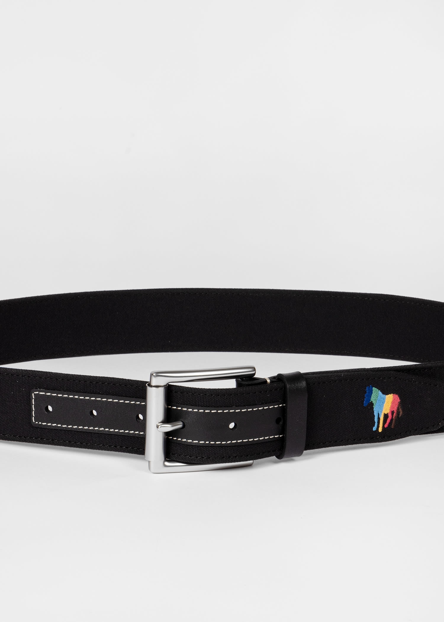 'Zebra' Canvas Belt - 3