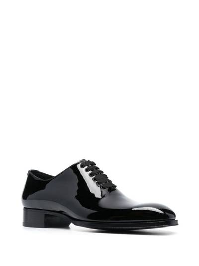 TOM FORD patent-finish oxford shoes outlook