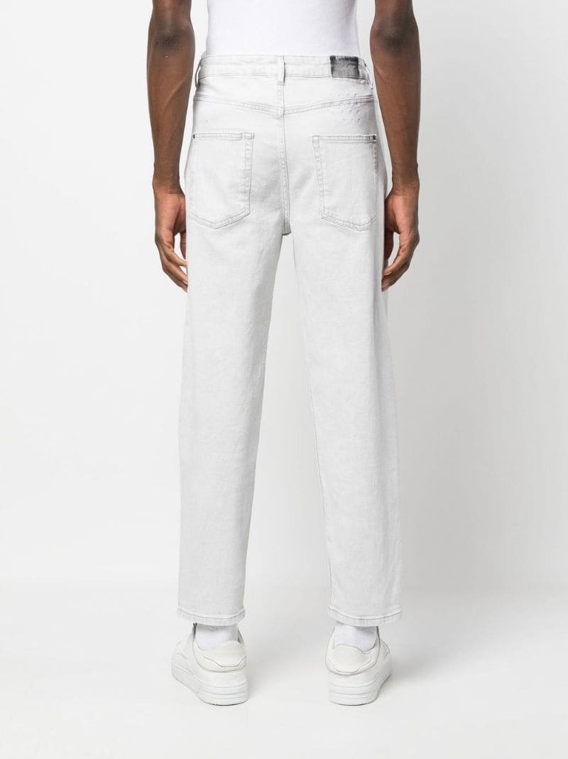 logo-tag mid-rise jeans - 4