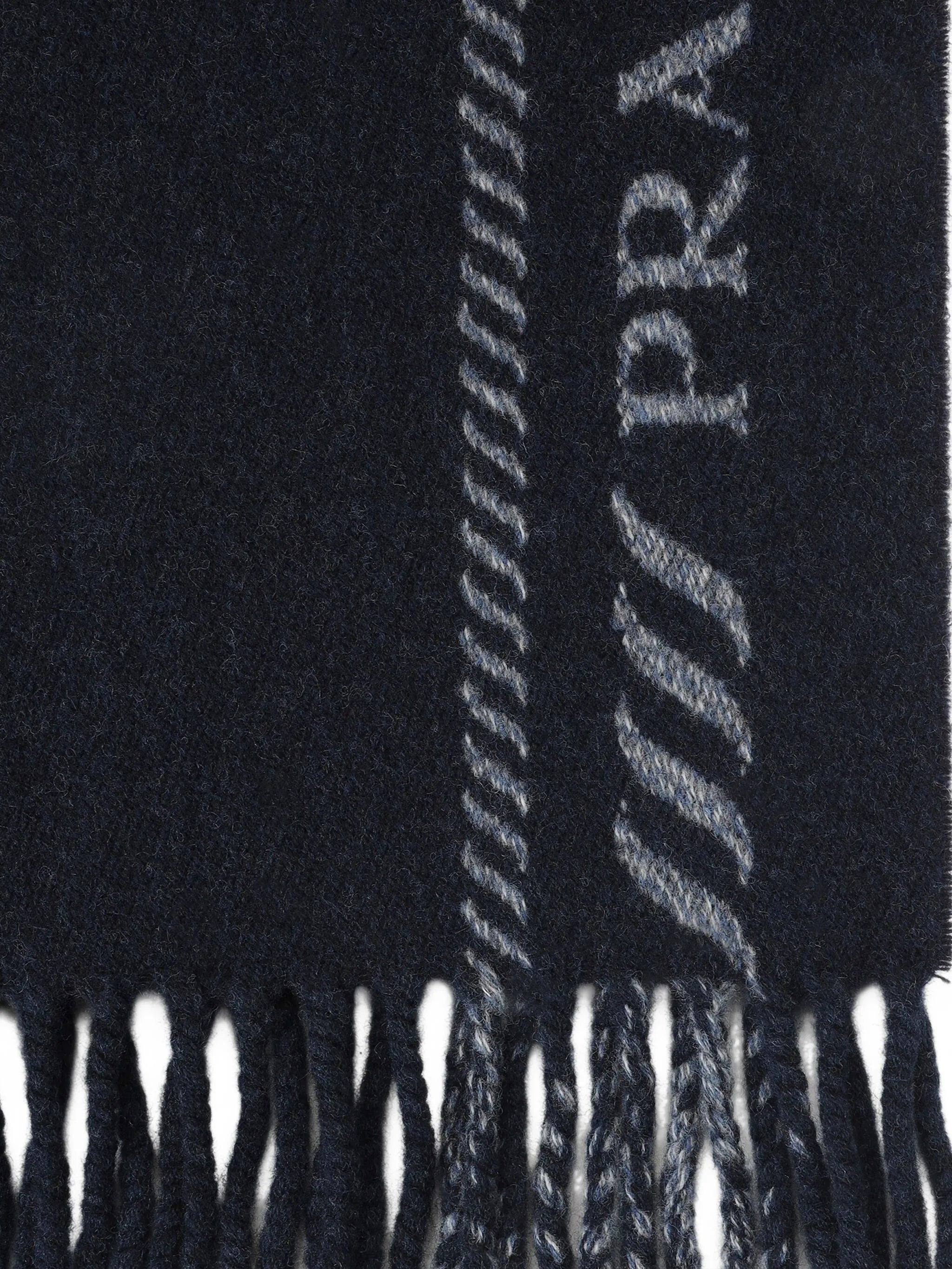 Prada Fringed Wool Scarf - 2