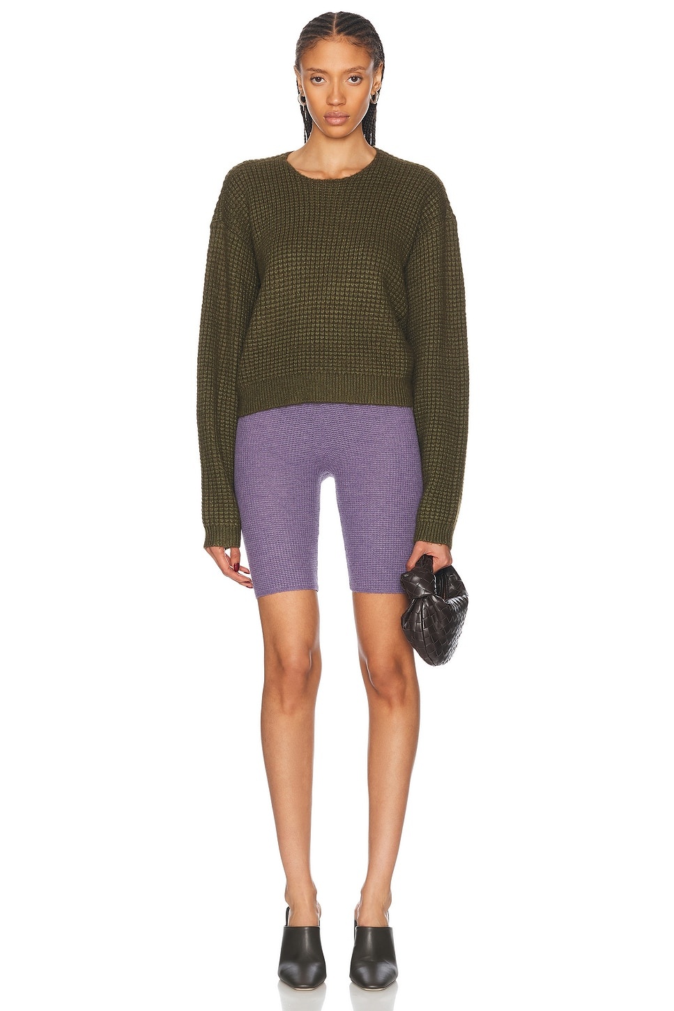 Cropped Crewneck Sweatshirt - 4