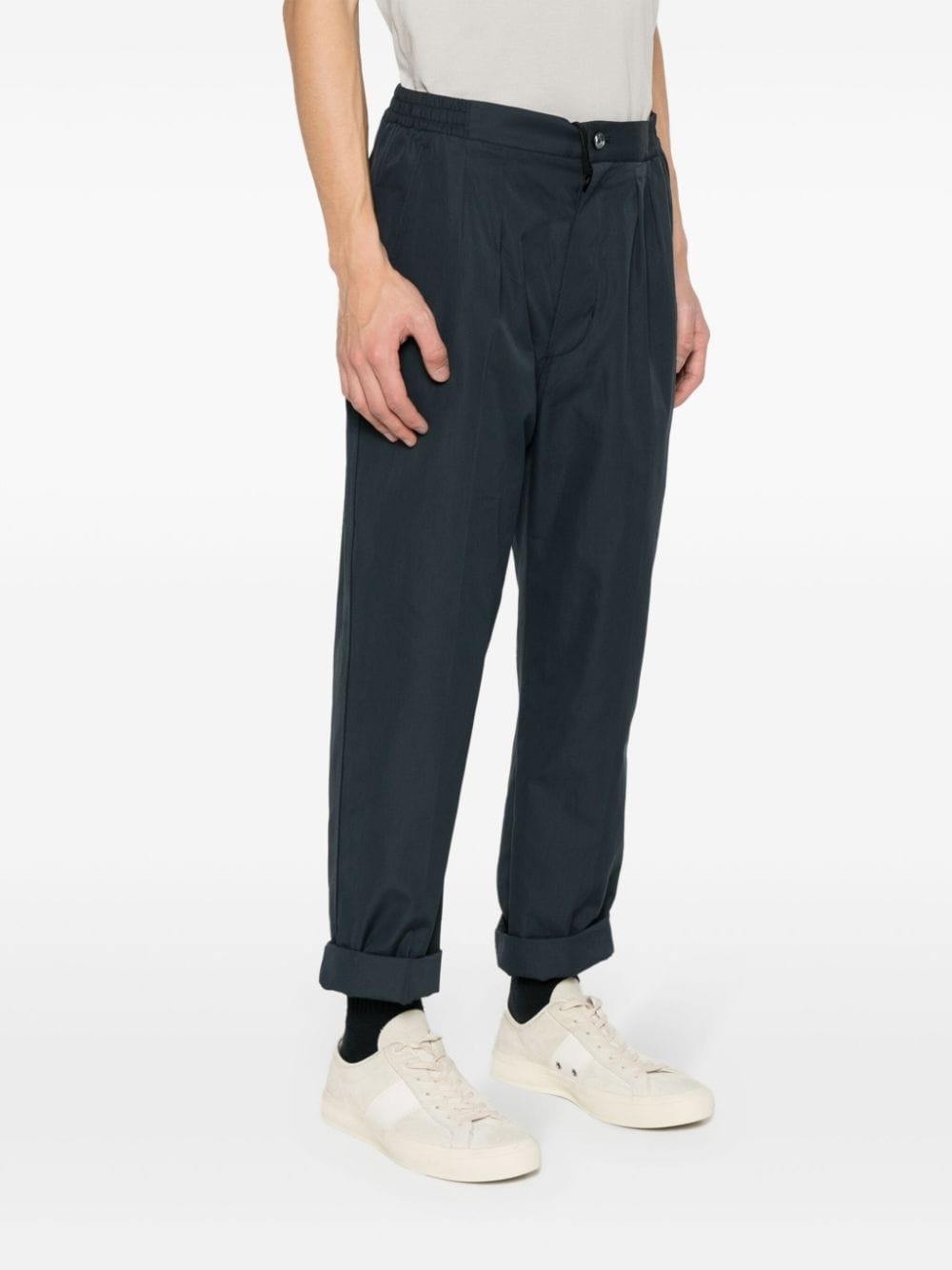 pleated tapered trousers - 3