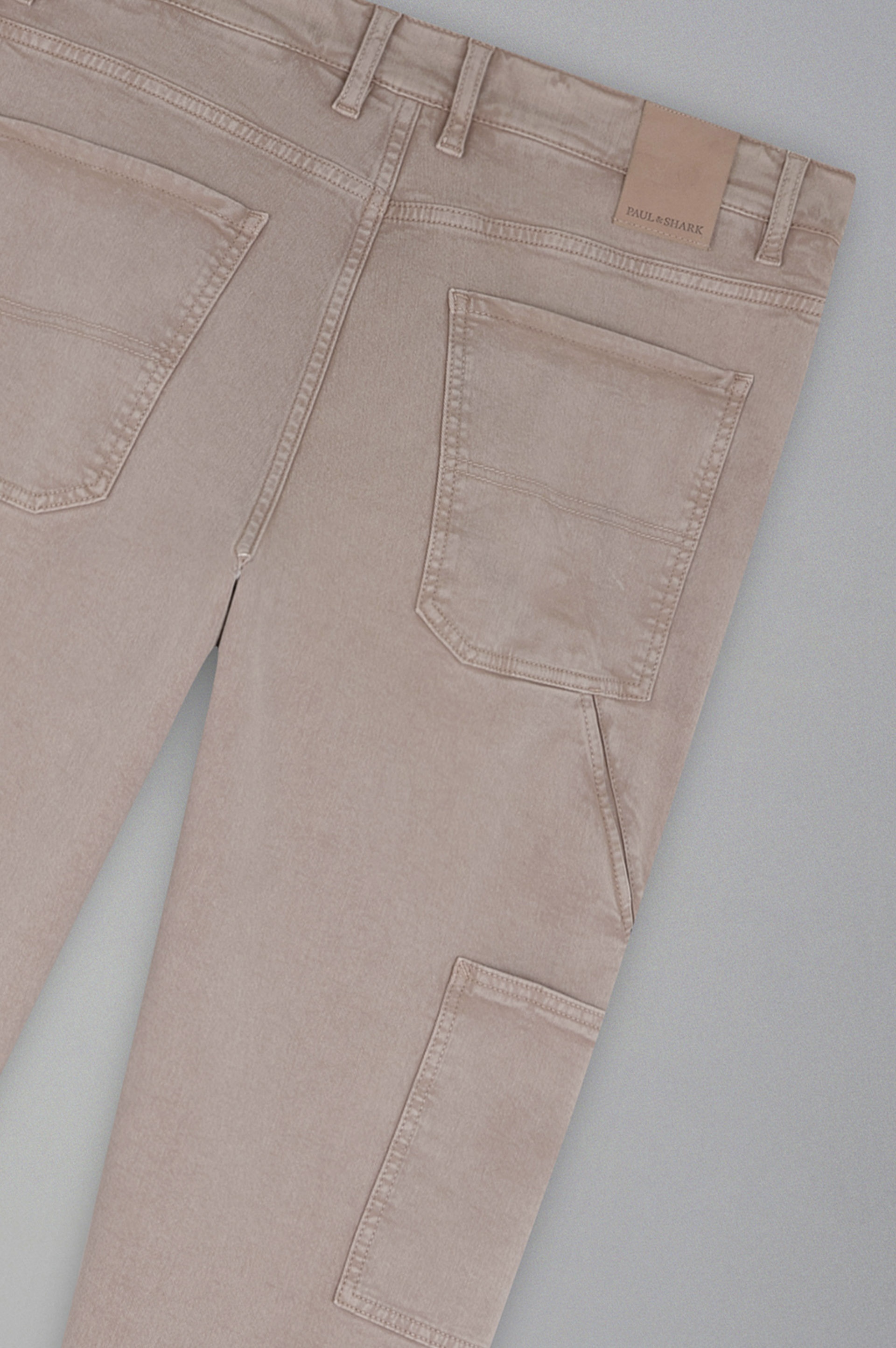 MARBLED DENIM CARPENTER TROUSERS - 5