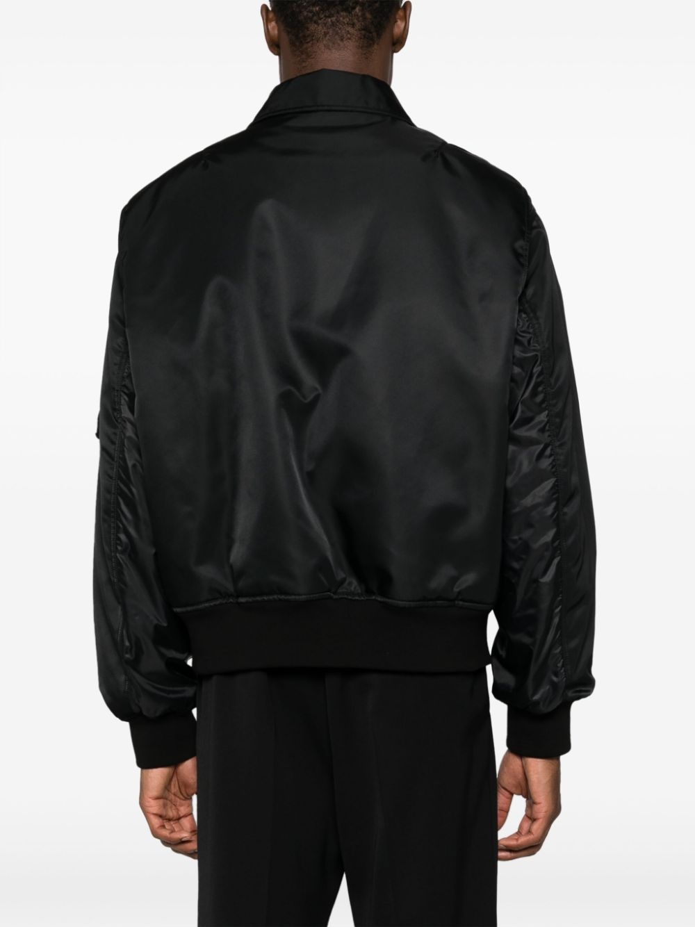 VLogo Signature-appliquÃ© bomber jacket - 4