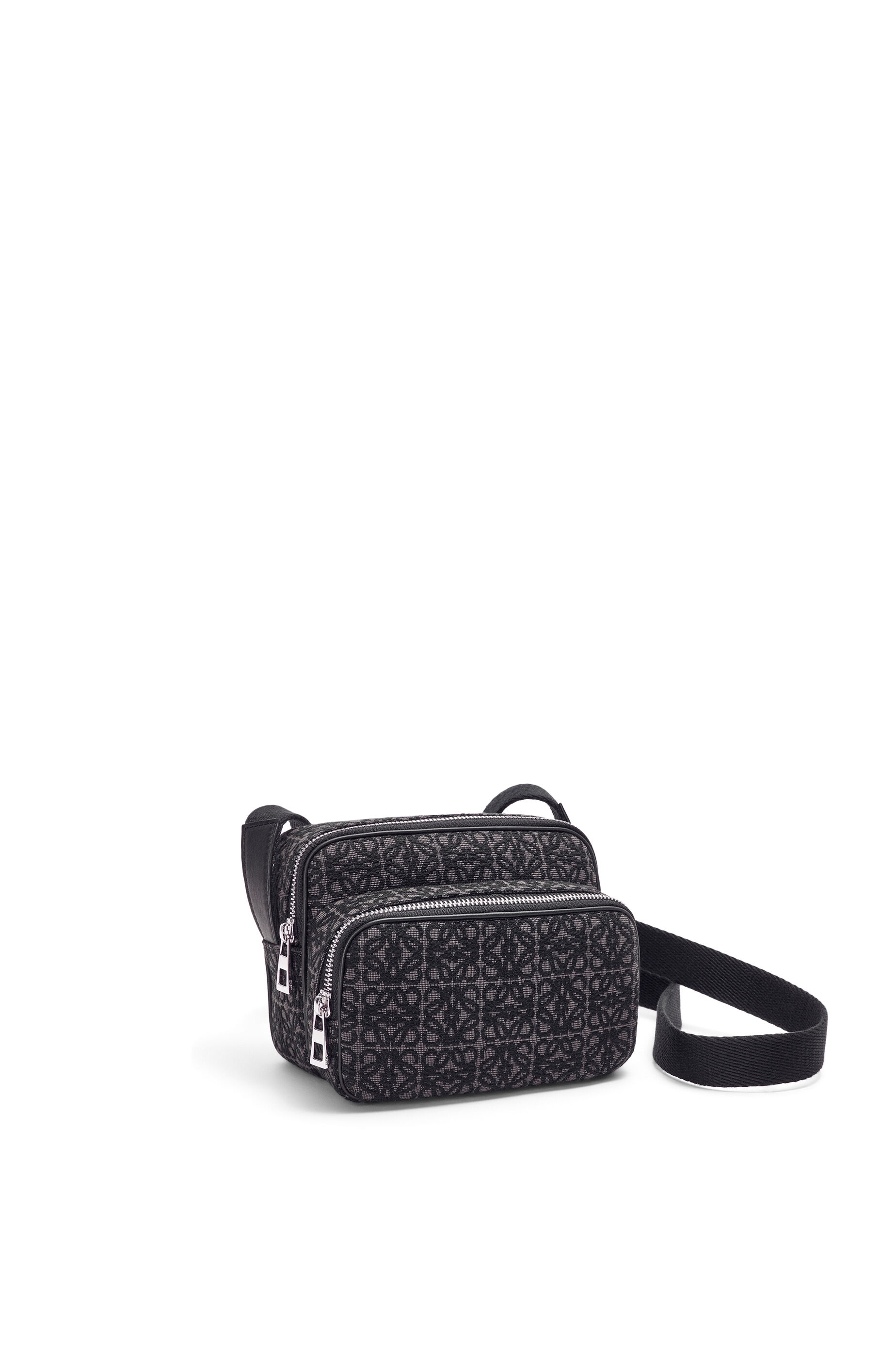 Mini Camera bag in Anagram jacquard and calfskin - 3