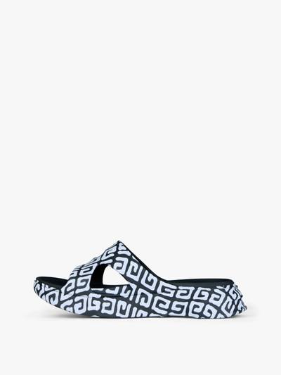 Givenchy MARSHMALLOW SANDALS IN RUBBER WITH TAG EFFECT 4G PRINT outlook