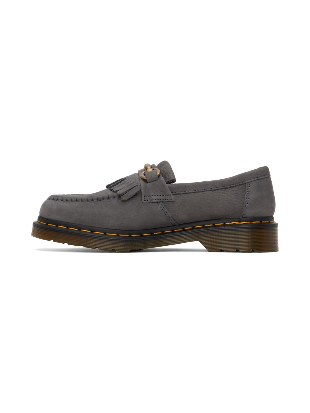 Gray Adrian Snaffle Loafers - 3