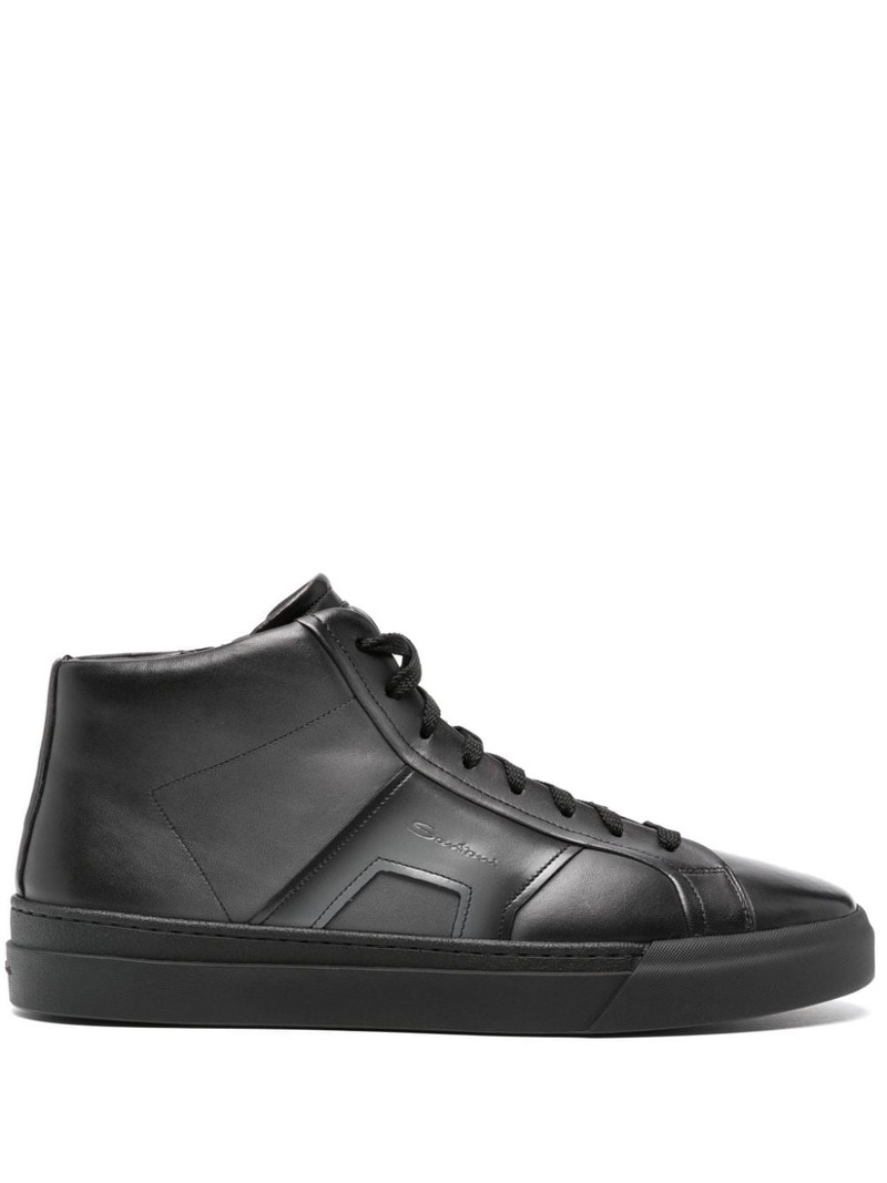 logo-debossed sneakers 1