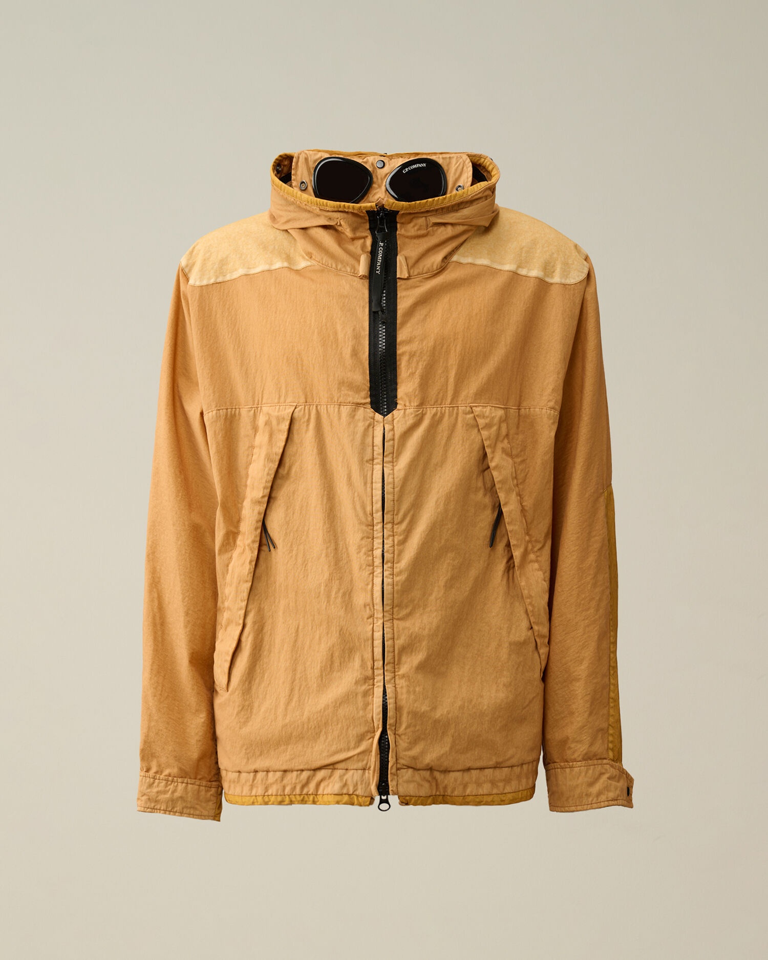 C.P. Company goggles-detail hooded jacket - Orange