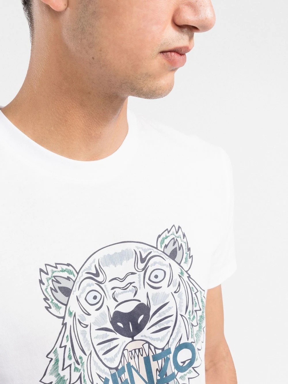 Tiger Head motif T-shirt - 5