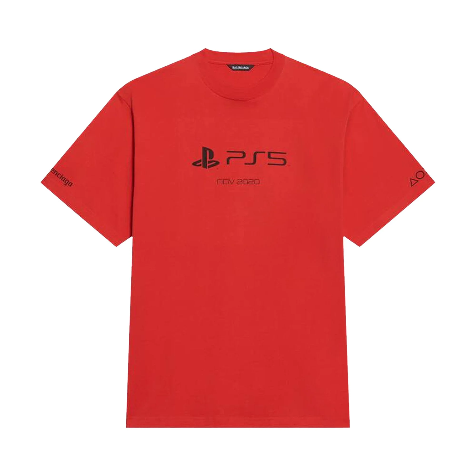 Balenciaga Playstation Boxy Tee 'Vermillon/Black' - 1
