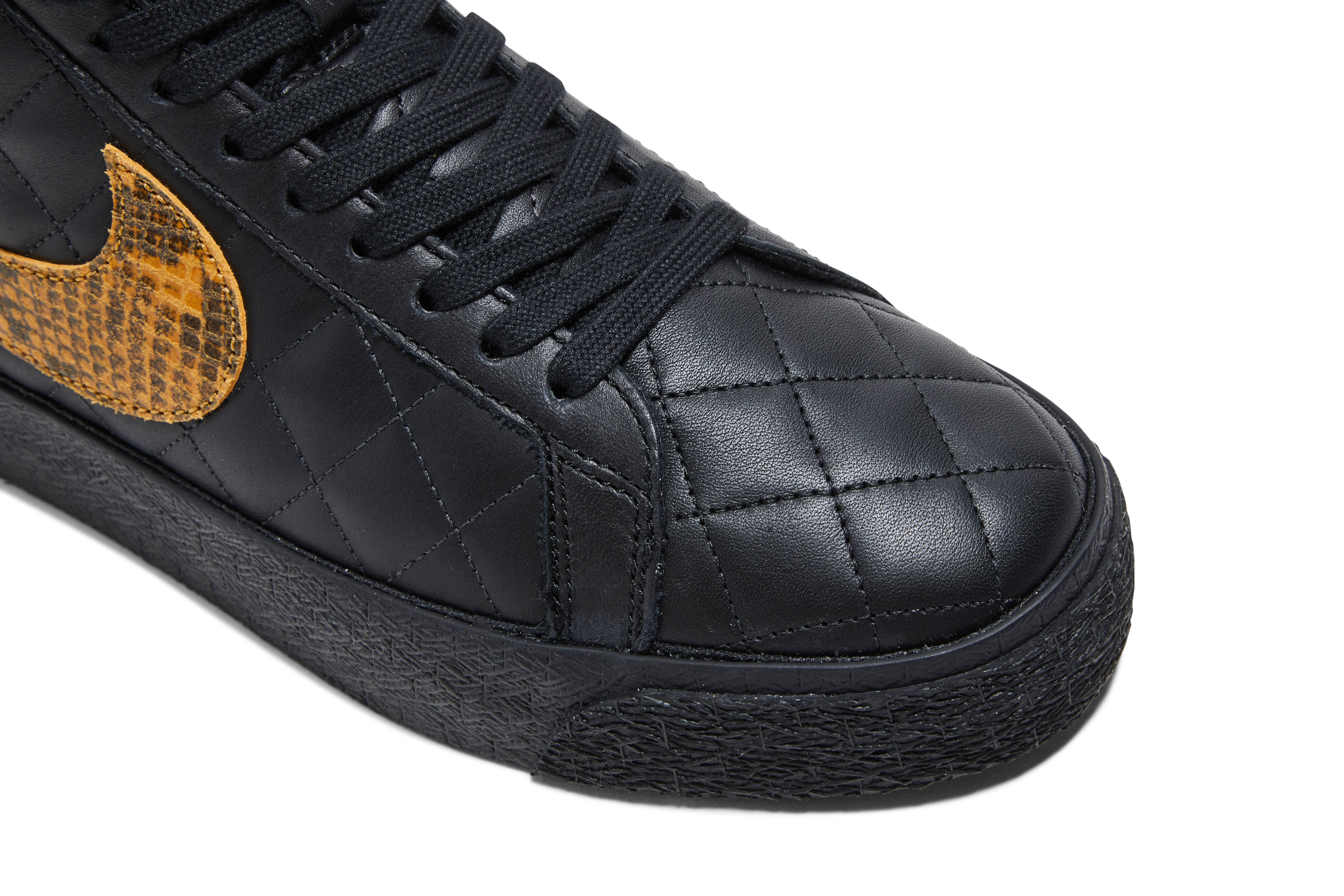 Supreme x Zoom Blazer Mid QS SB 'Black Snakeskin' - 9