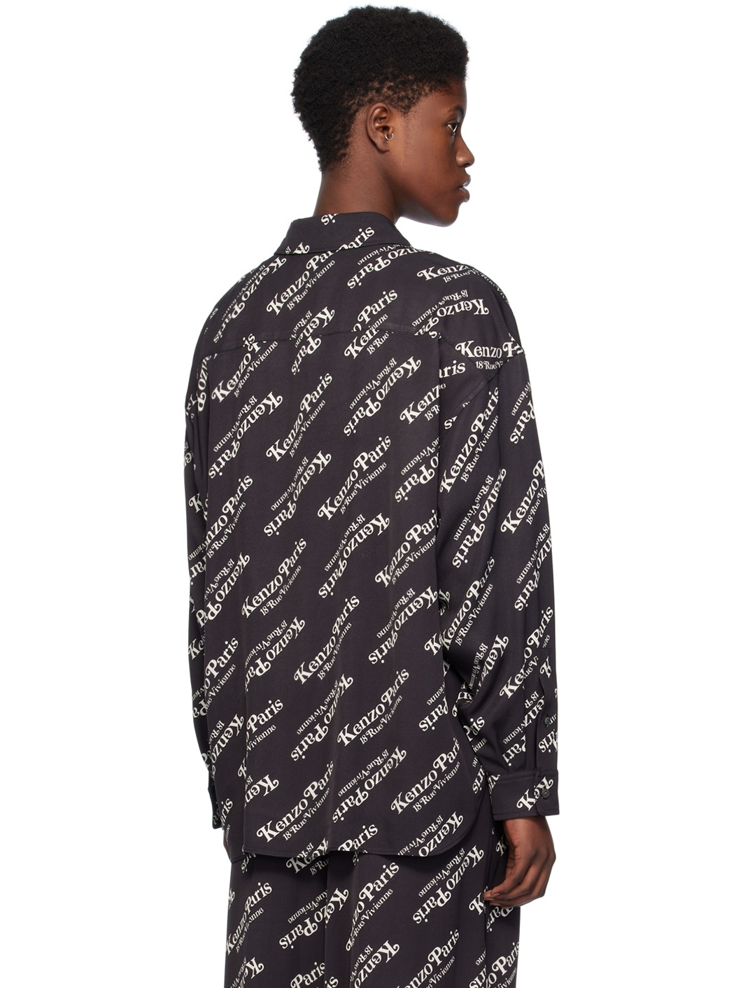 Black Kenzo Paris Verdy Edition Shirt - 3