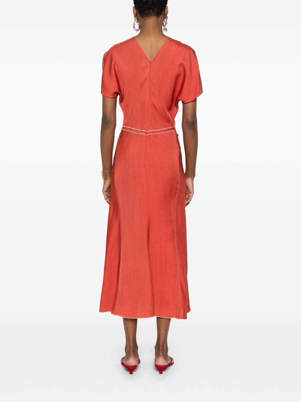draped dress - 4