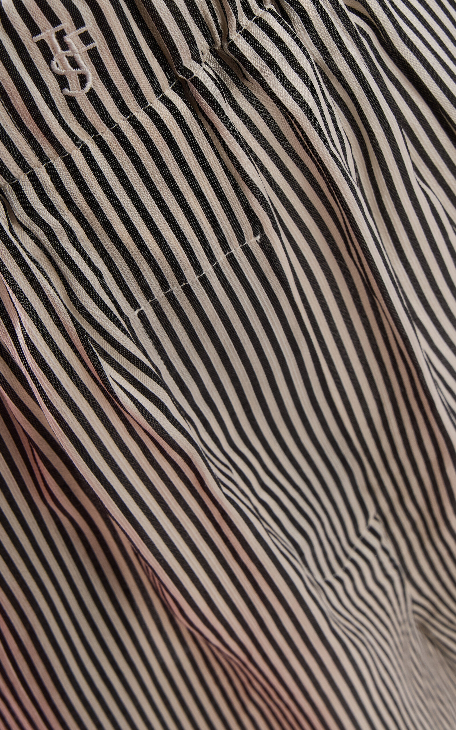 Lui Silk Striped Shorts stripe - 5