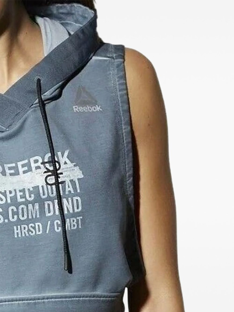 Reebok Combat Glory cropped hoodie outlook