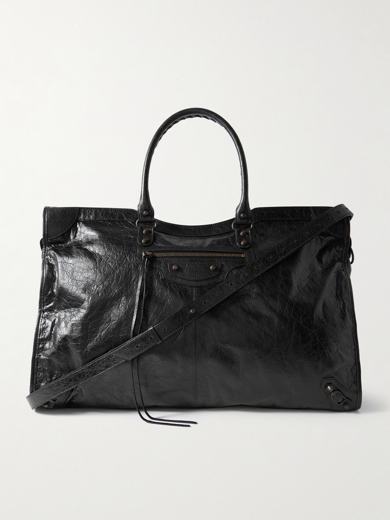 Le City Travel Arena Textured-Leather Tote Bag 1