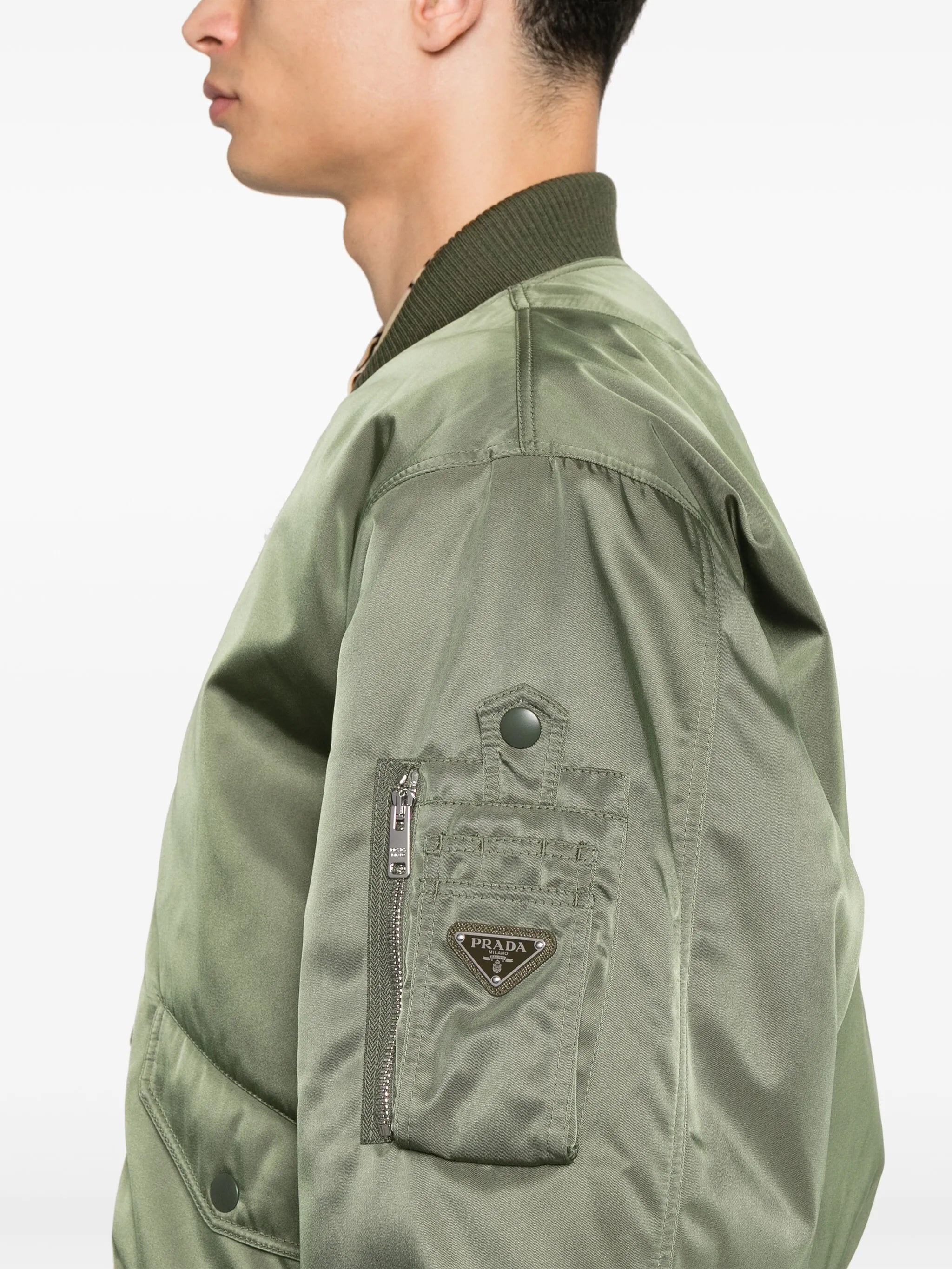 Triangle-logo Bomber Jacket - 2