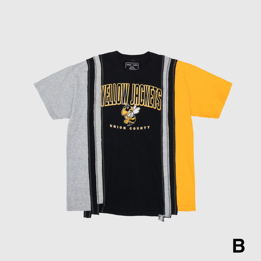NEEDLES REBUILD BY NEEDLES 7 CUTS WIDE S/S T-SHIRT | REVERSIBLE