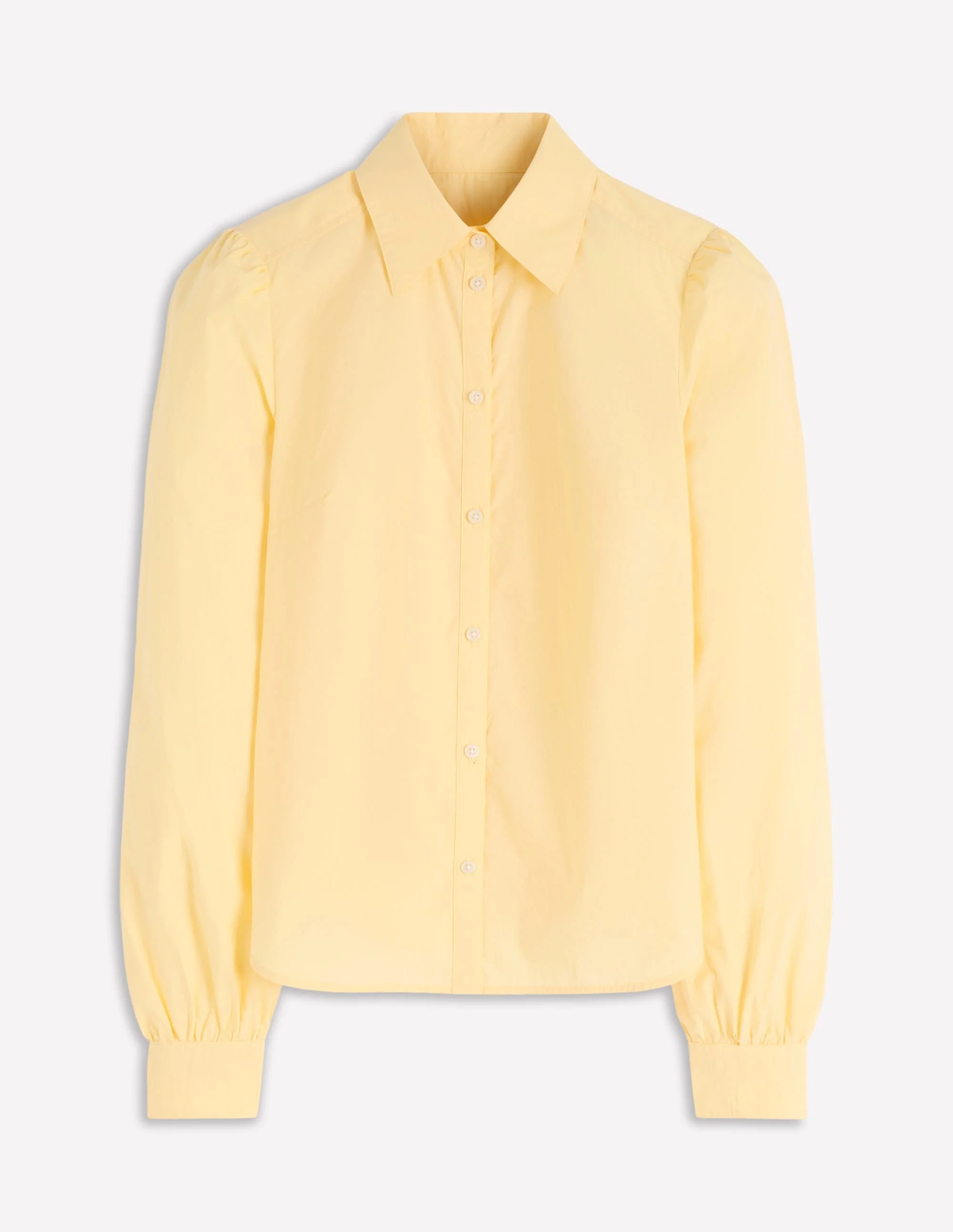 Cara Cotton Shirt-Buttercream - 1