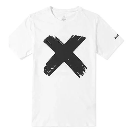 Air Jordan 1 Banned Black White Black Short Sleeve White 842254-100 - 1