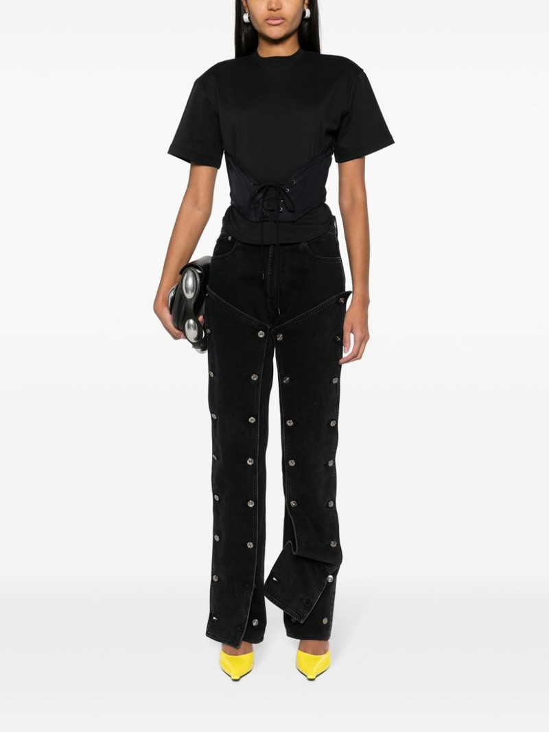 MUGLER corset-style T-shirt outlook