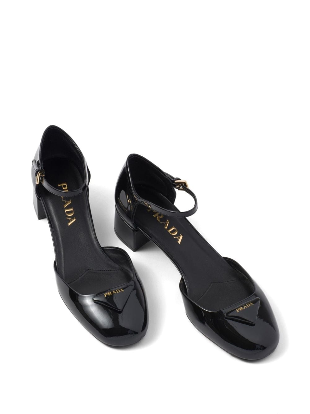 open-sided patent leather pumps - 3