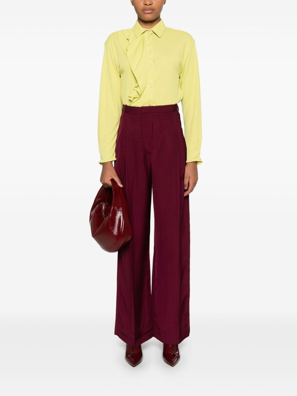 crepe shirt - 2