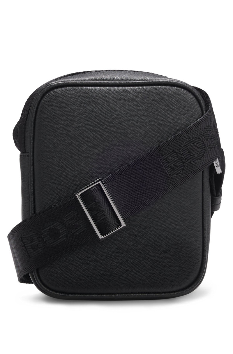 REPORTER BAG WITH MONOGRAM-PATTERNED FRONT POCKET 1