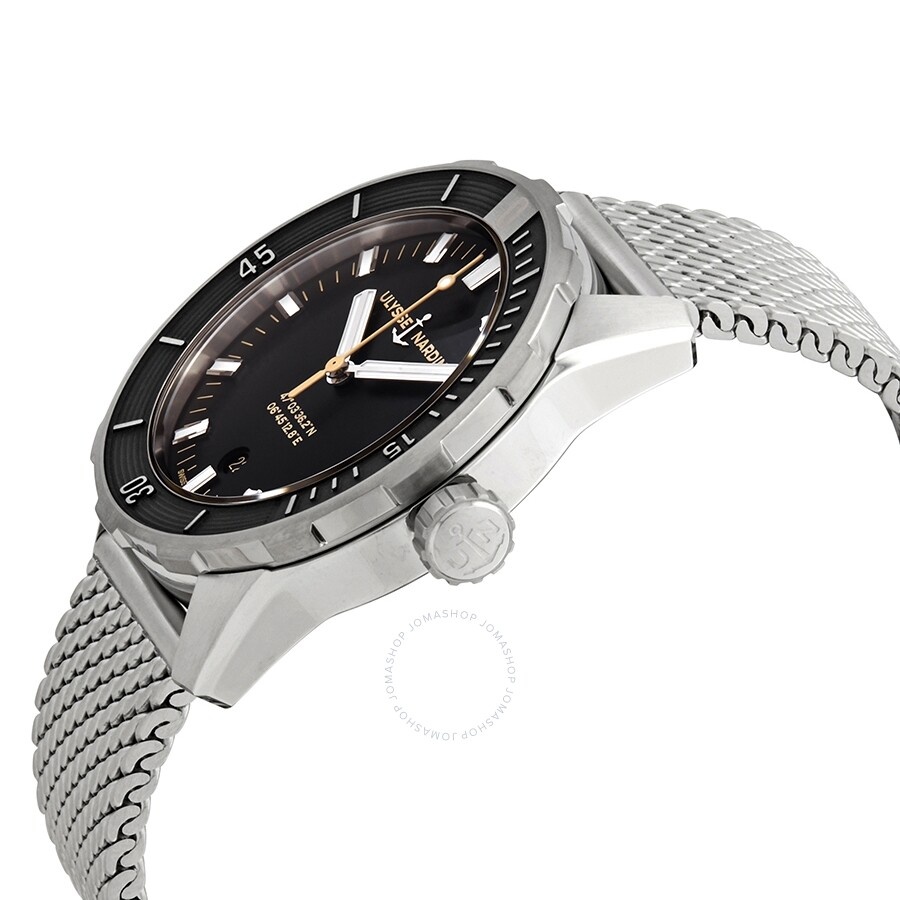 Ulysse Nardin Diver Automatic Black Dial Men's Watch 8163-175-7MIL/92 - 2
