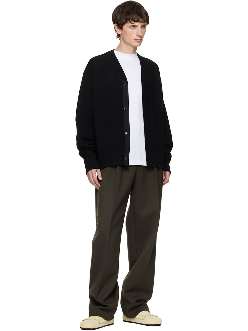 JACQUEMUS Black 'The Doppio' Cardigan outlook