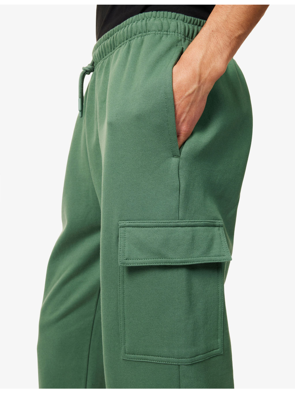 Patch-Pocket Cotton Cargo Joggers - 5