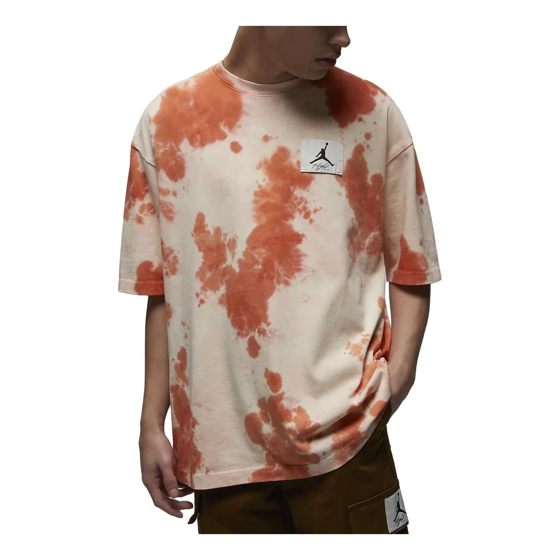 Air Jordan Essentials Oversized Graphic T-Shirt Asia Sizing 'Orange' DX9584-111 - 1