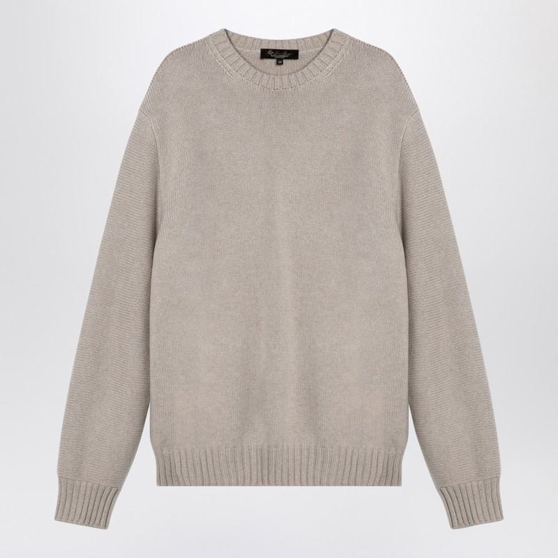 Loro Piana Ivory Crew-Neck Sweater - 2