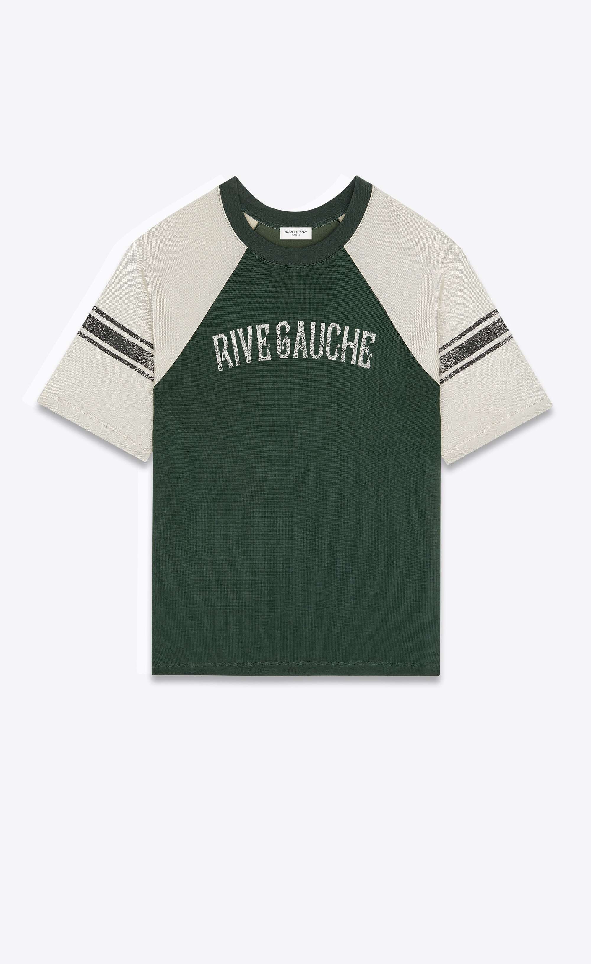 SAINT LAURENT rive gauche raglan t-shirt - 710826Y36XT3022