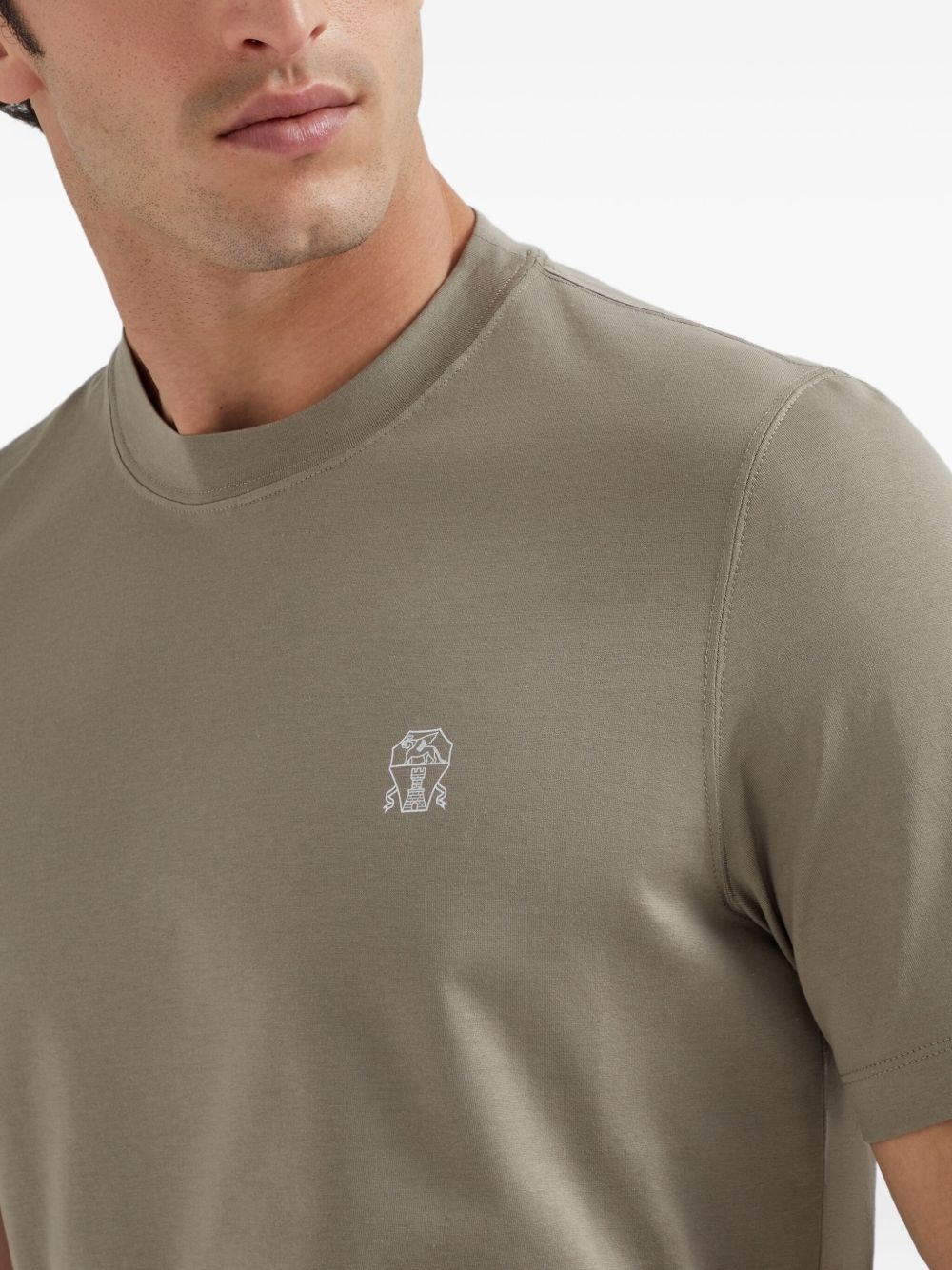 logo-print T-shirt - 5