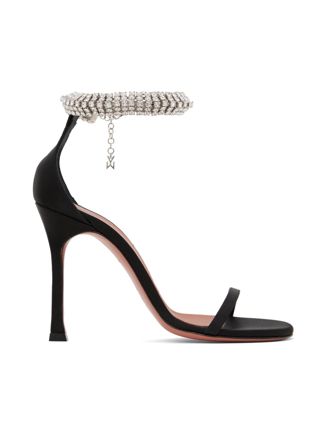 Black Iman Heeled Sandals - 1