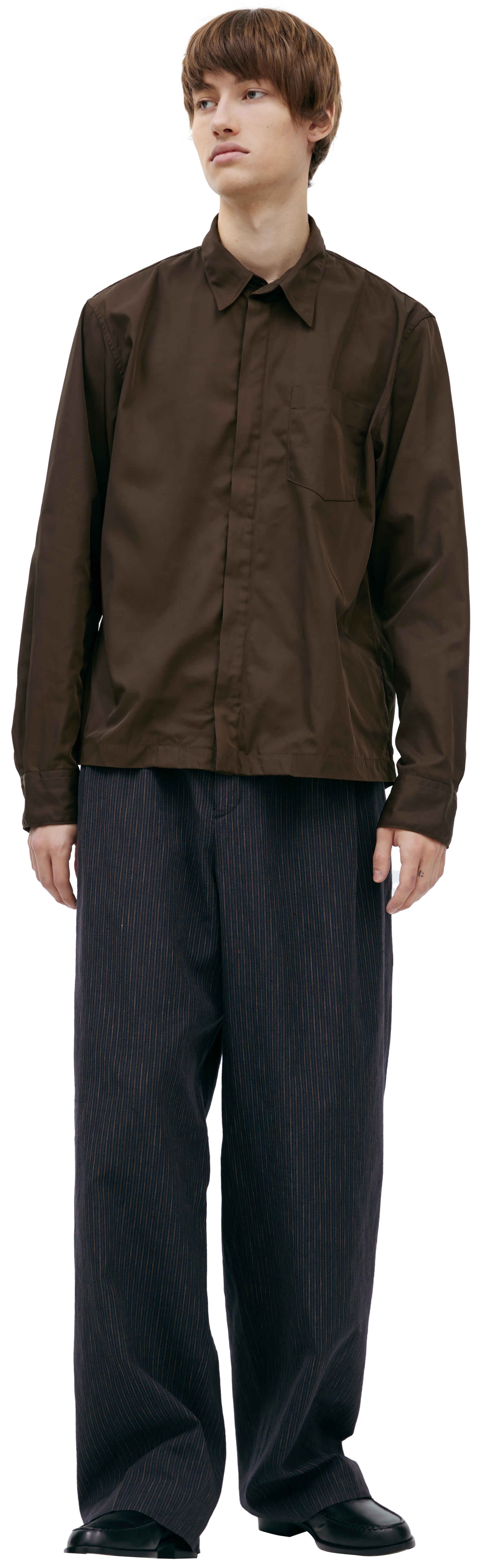 BASIC ZIPPERED SHIRT - 1