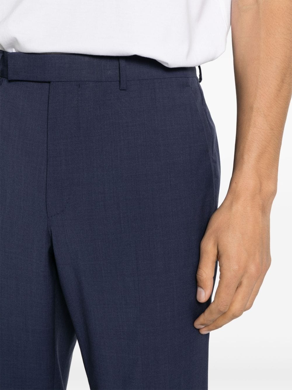 wool chino trousers - 5