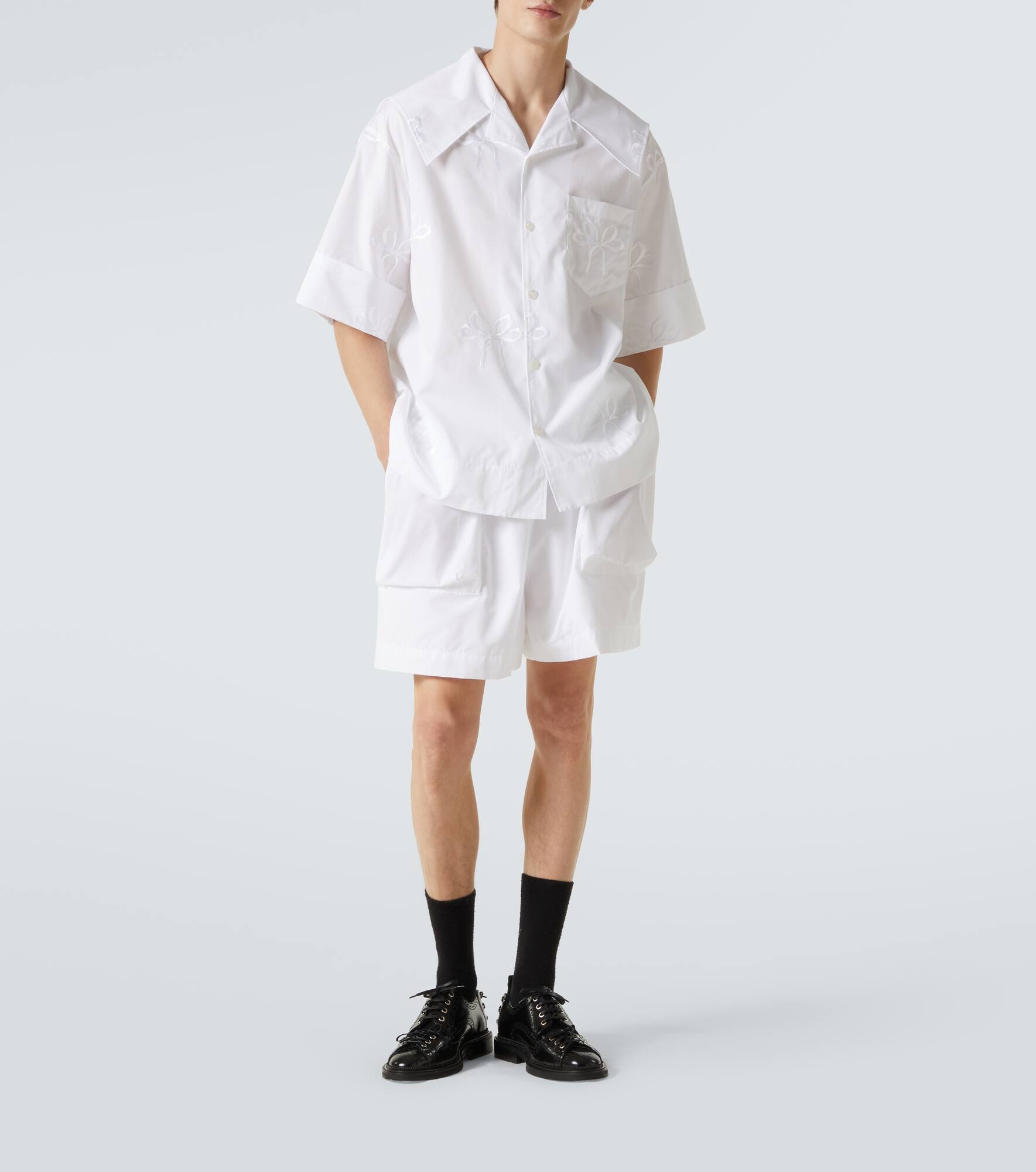 Embroidered cotton shirt - 2
