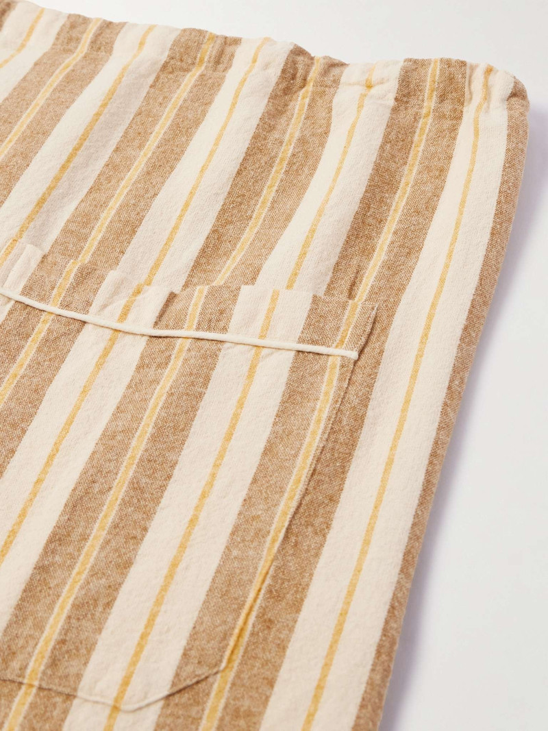 Straight-Leg Striped Cotton Trousers 5