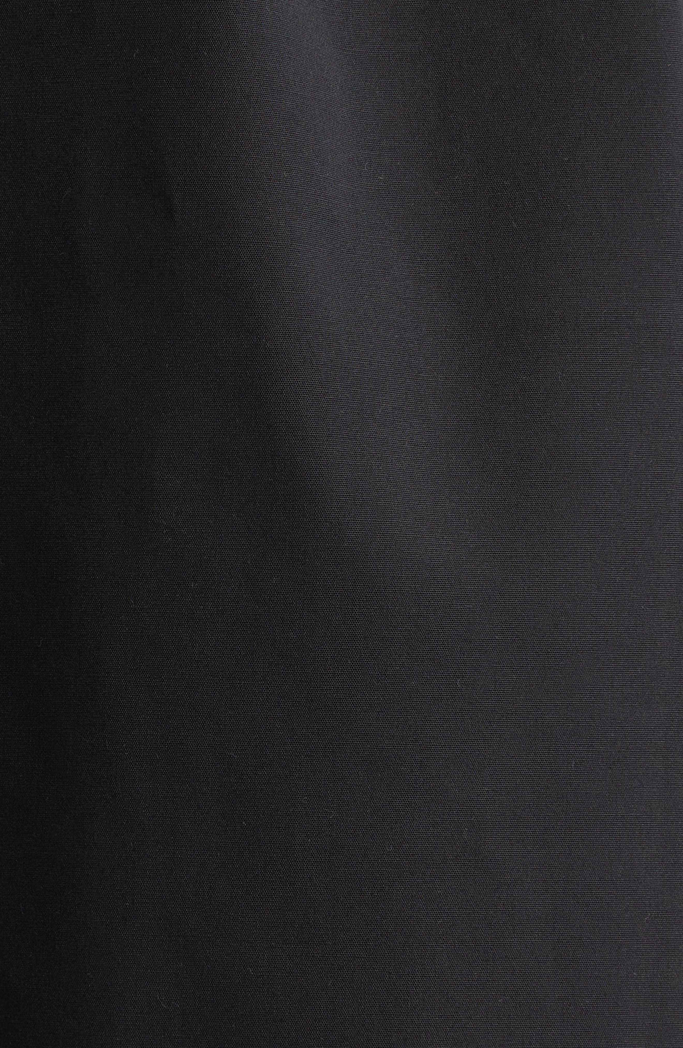 Bottega Veneta Intrecciato Leather Collar Water Repellent Trench Coat in 1000 Black at Nordstrom - 6