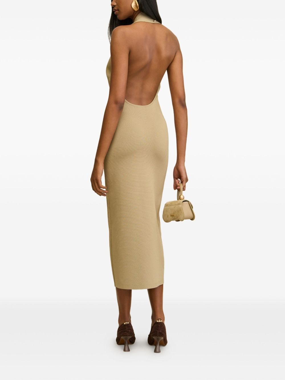 Caia halterneck midi dress - 4