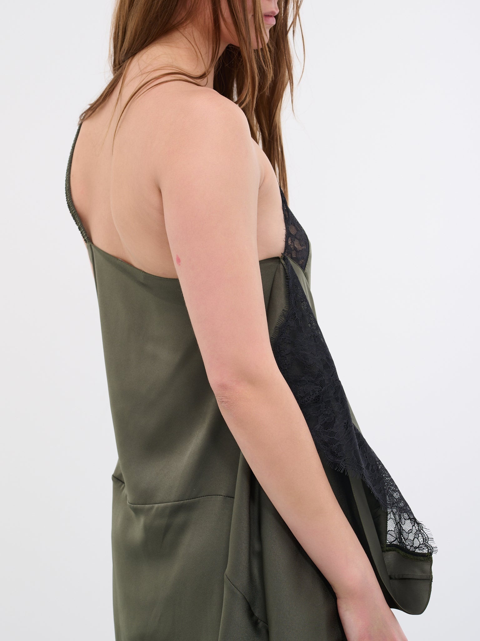 JW Anderson One Shoulder Lace Dress | hlorenzo | REVERSIBLE