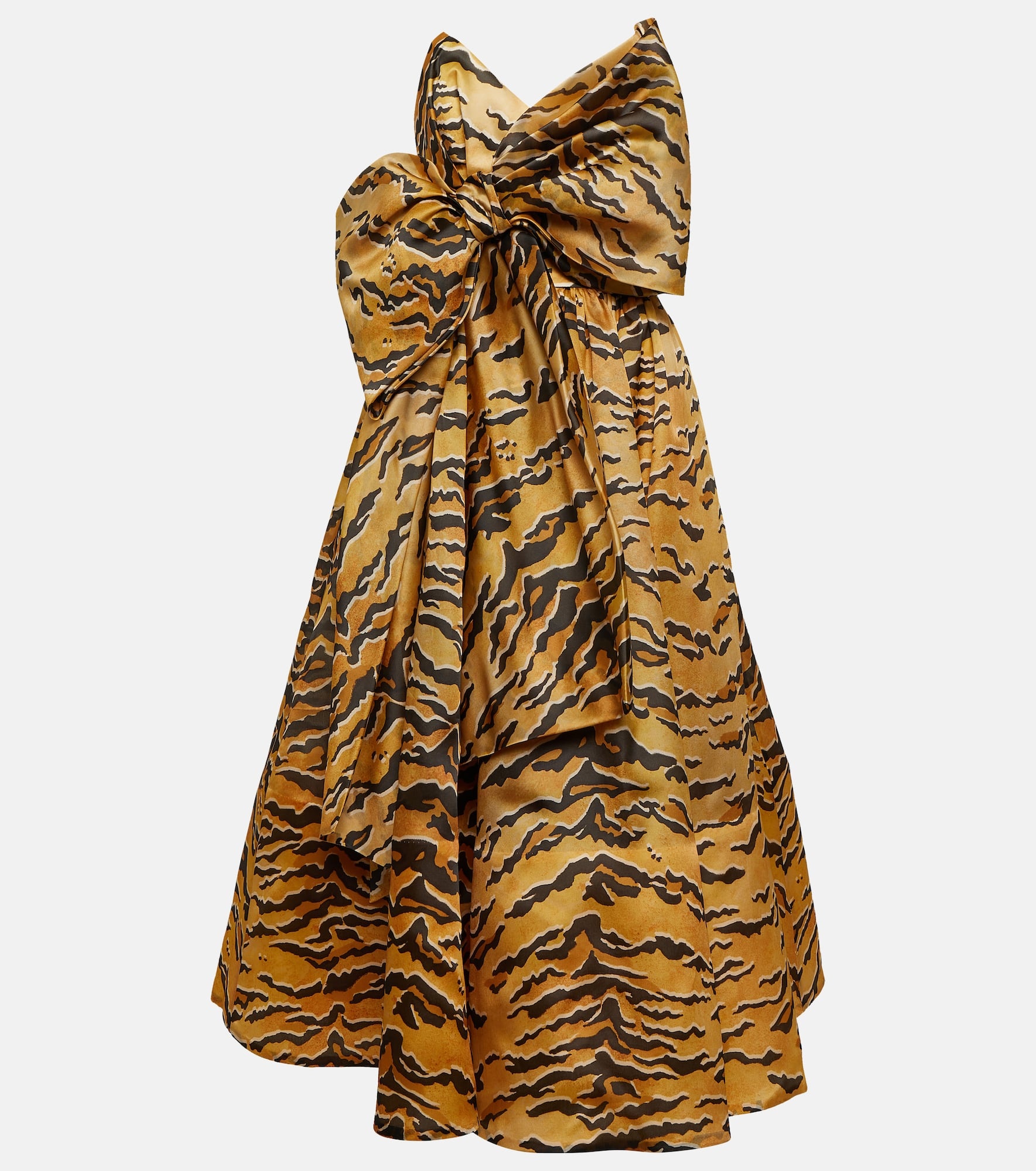 Matchmaker animal-print silk maxi dress - 1