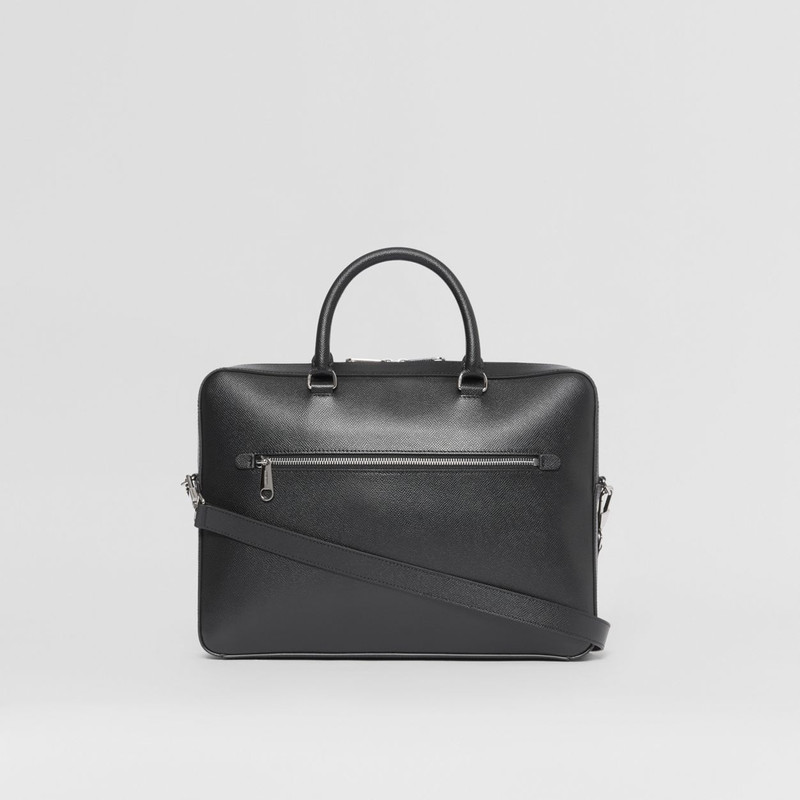 Grainy Leather Briefcase 8